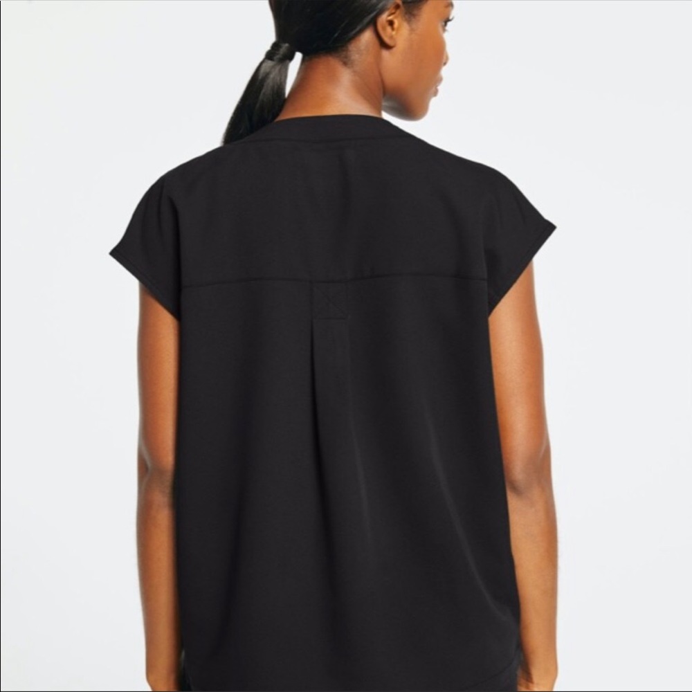 Jaanuu Cap Sleeve top Black